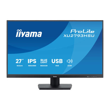IIYAMA XU2793HSU-B7 - 27p IPS FHD 1ms 300cd/m² HDMI-DP 2USB Noir | ECP Grossiste informatique