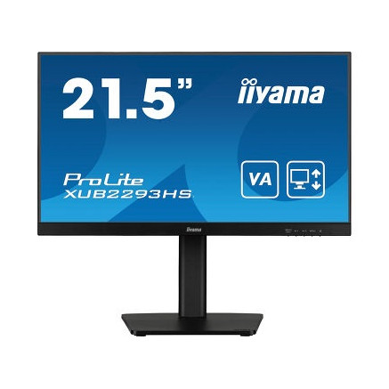 IIYAMA XUB2293HS-B3 - 21.5p IPS FHD 3ms 250cd/m² VGA-HDMI-DP 2x1W Règlable Noir | ECP Grossiste informatique