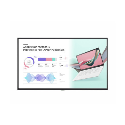 LG 49UH5J-H Écran d'affichage dynamique Écran plat de signalisation numérique 124,5 cm (49") LED Wifi 500 cd m² 4K Ultra HD