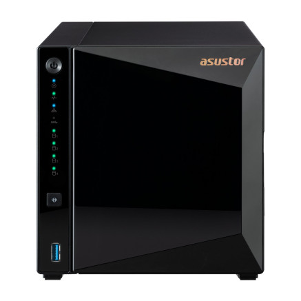 Asustor AS3304T NAS Tower Realtek RTD1296 2 Go DDR4 0 To ADM Noir