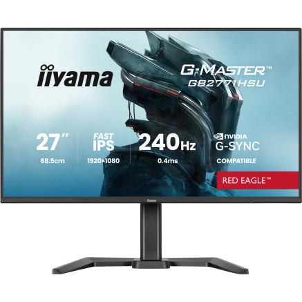 iiyama G-MASTER GB2771HSU-B1 écran plat de PC 68,6 cm (27") 1920 x 1080 pixels Full HD Noir