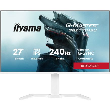 iiyama G-MASTER GB2771HSU-W1 écran plat de PC 68,6 cm (27") 1920 x 1080 pixels Blanc