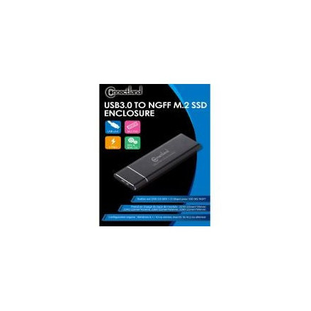 1920111 Boîtier SSD externe, M.2 NGFF vers USB 3.0 | ECP Grossiste informatique
