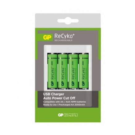 Chargeur U411 +4x AA   4x AAA Recyko | ECP Grossiste informatique