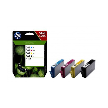 Multipack HP 364 BK+CMY | ECP Grossiste informatique