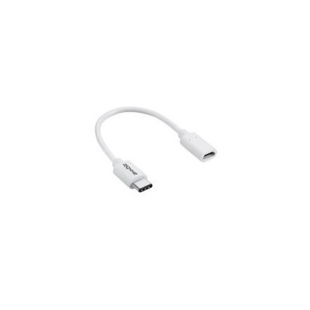 Axxbiz CableBiz-C005, USB2.0  C vers Micro-B M/F - White - 56 Ohm | ECP Grossiste informatique