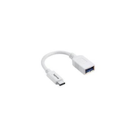 Axxbiz CableBiz-C003 W USB  C vers USB 3.1 A M/F - White | ECP Grossiste informatique