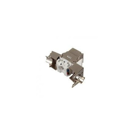 Embase/Insert CAT6a RJ45 Blindée court type keystone | ECP Grossiste informatique