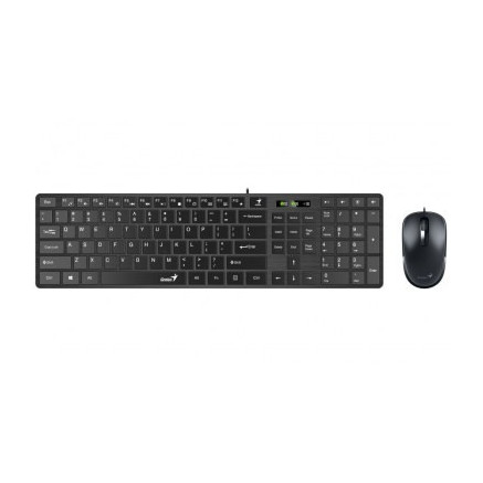 DESTOCKAGE SlimStar C126 Clavier+souris USB Black | ECP Grossiste informatique