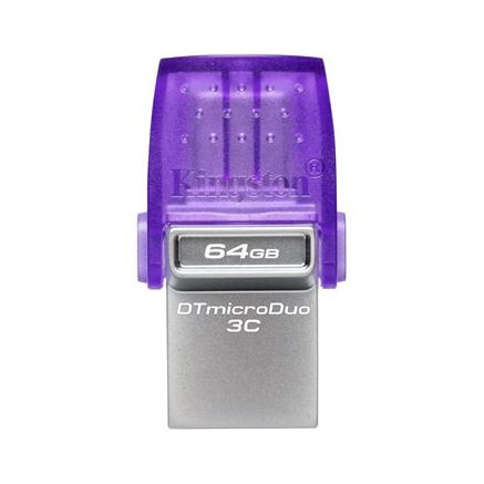 DataTraveler microDuo 3C - 64 Go - USB Type-A/Type-C | ECP Grossiste informatique