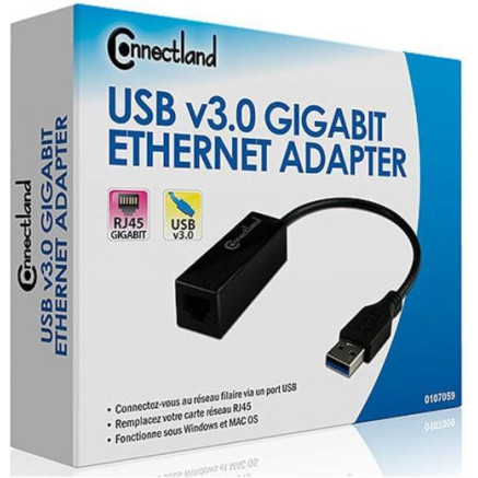 Adaptateur USB type C/USB-A 3.1 vers RJ45 (8P8C) Femelle | ECP Grossiste informatique