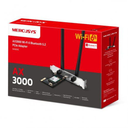 MA80XE - PCIe - WiFi 6 AX3000 - Bluetooth 5.0 | ECP Grossiste informatique