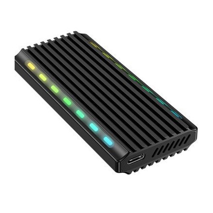 1920335 Boîtier SSD externe, M.2 NVMe SATA PCIe M2 SSD Sans vis Type C 10Gbps Bl | ECP Grossiste informatique
