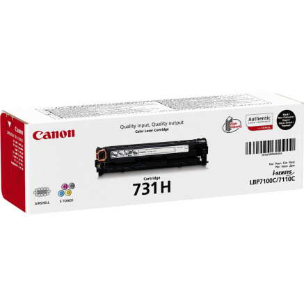 CANCO021290 CANON toner Noir 731H-BK 2400pages