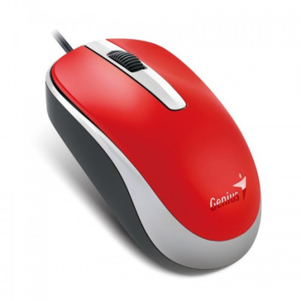 GENSO028649 DESTOCKAGE DX-120 RED Souris optique filaire 1000dpi USB