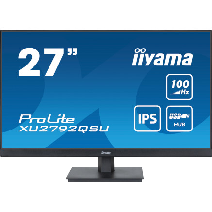 IIYEC043348 27p IPS 2560x1440 100Hz 0,4ms 250cd m² DP-HDMI 4xUSB 2x2W Noir