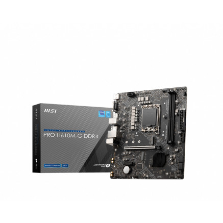 MSICM039403 MSI PRO H610M-G DDR4 - MATX - LGA 1700 - 2x DDR4 - HDMI - DP - VGA