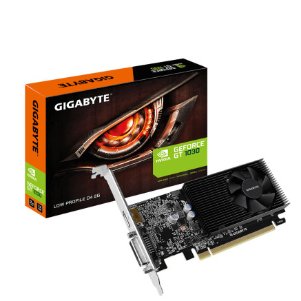 GIGCV037788 Carte Graphique - GIGCV037788 GIGBAYTE GV-N1030D4-2GL - 2Go GDDR4 - 1417MHz - HDMI - DVI - LOW PROFILE