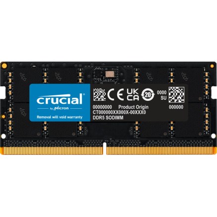 CRUMM045137 CRUCIAL RAM SODIMM DDR5-5600 - 32Go - CL46