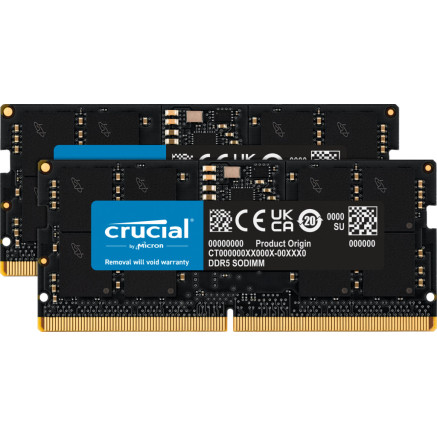 CRUMM045143 CRUCIAL RAM SODIMM DDR5-5600 - KIT 2x 16Go (32Go) - CL46