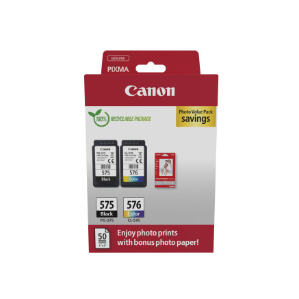 CANCO045405 Pack Cartouches PG-575+CL-576 + PVB