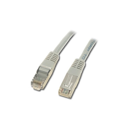 Cable Rj45 droit F/UTP cat6 blinde 0.5m gris | ECP Grossiste informatique