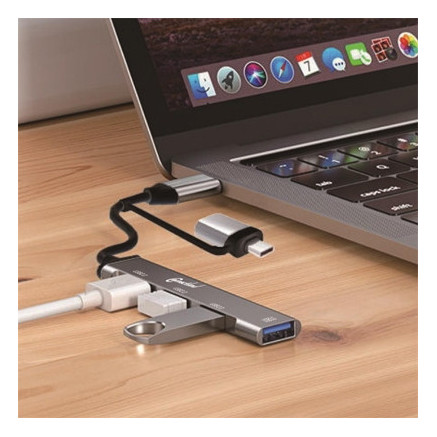 HUB USB3.0*1+USB2.0*3 PORTS | ECP Grossiste informatique