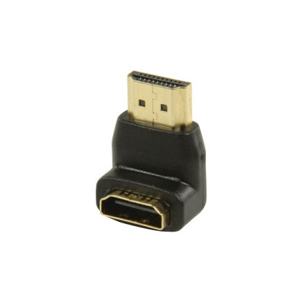 Adaptateur HDMI Mâle vers HDMI femelle coudé vers le bas | ECP Grossiste informatique
