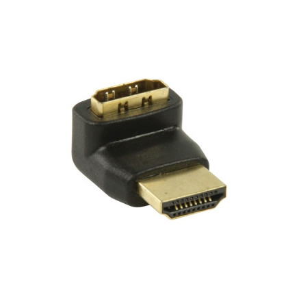 Adaptateur HDMI Mâle vers HDMI femelle coudé vers le haut | ECP Grossiste informatique