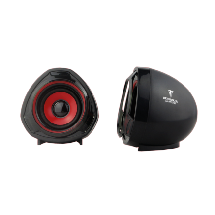 HAUT PARLEUR BERSERKER GAMING HATI ROUGE/NOIR | ECP Grossiste informatique