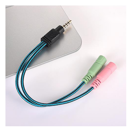 ADAPT JACK AUDIO STEREO 1 MALE x2 FEMELLE EN CABLE 25CM DAG | ECP Grossiste informatique