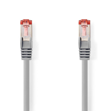 Nedis CCGL85221GY20 câble de réseau Gris 2 m Cat6 S FTP (S-STP)