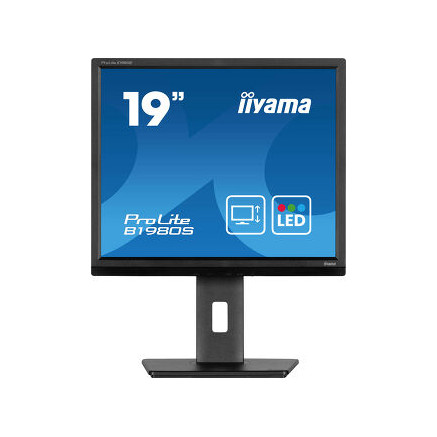 IIYAMA B1980S-B1 (Prolite) -  19p FHD TN 3ms HDMI-DP 2x2W Règlable Noir | ECP Grossiste informatique